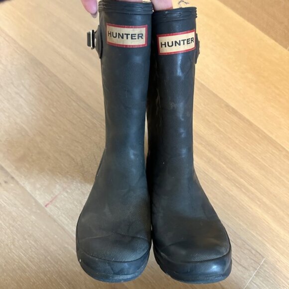 Hunter Original Kids Fur-Lined Boots – Size US 13 - Picture 1 of 9